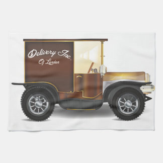 Vintage Delivery Van Tea Towel