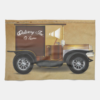 Vintage Delivery Van Tea Towel