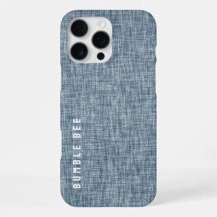 Vintage Denim Blue Jeans Look Printed iPhone Case