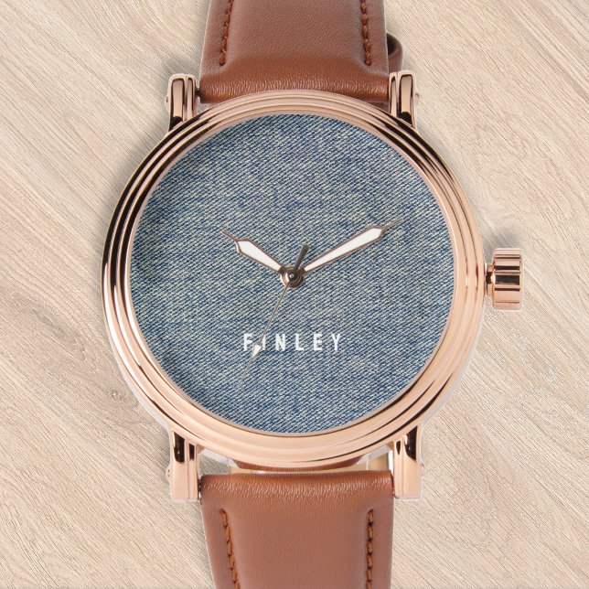 Vintage Denim Blue Jeans Look Watch (Creator Uploaded)