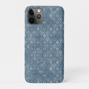Vintage Denim Inspired Pattern iPhone 11 Pro Case