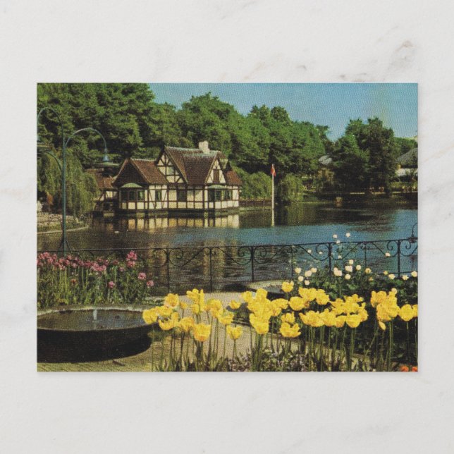 Vintage  Denmark, Copenhagen, Tivoli, Ferry Inn Postcard (Front)