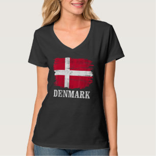 Vintage Denmark Flag For Danish T-Shirt
