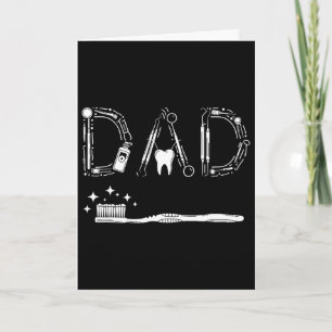 Vintage Dentist Dad Father Grandpa Father's Day Me Card