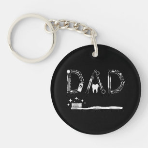 Vintage Dentist Dad Father Grandpa Father's Day Me Key Ring