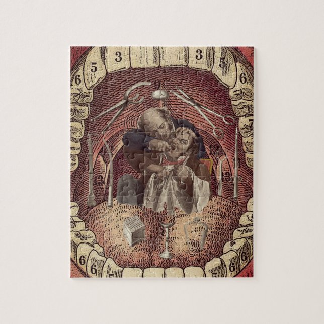 vintage dentist gifts jigsaw puzzle (Vertical)