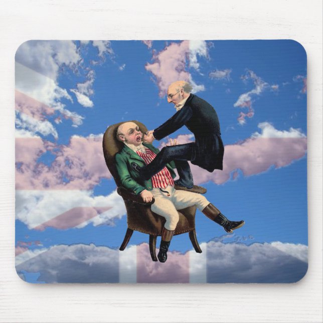 vintage dentist gifts mouse mat (Front)