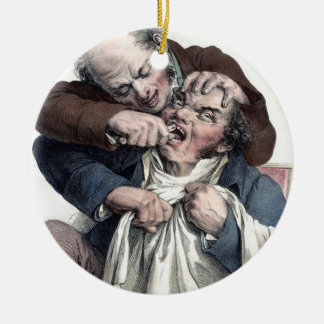 Vintage Dentist Tooth Extraction Ceramic Tree Decoration