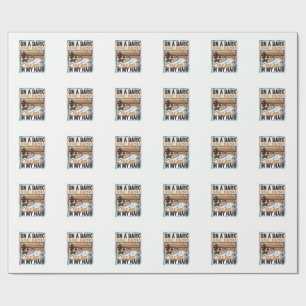 Vintage Desert Highway Wind Graphic T-Shirt Design Wrapping Paper