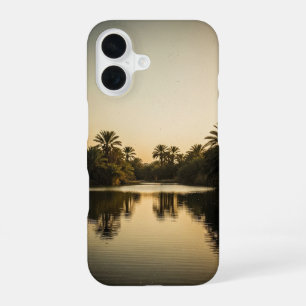 Vintage Desert Oasis iPhone 16 Case