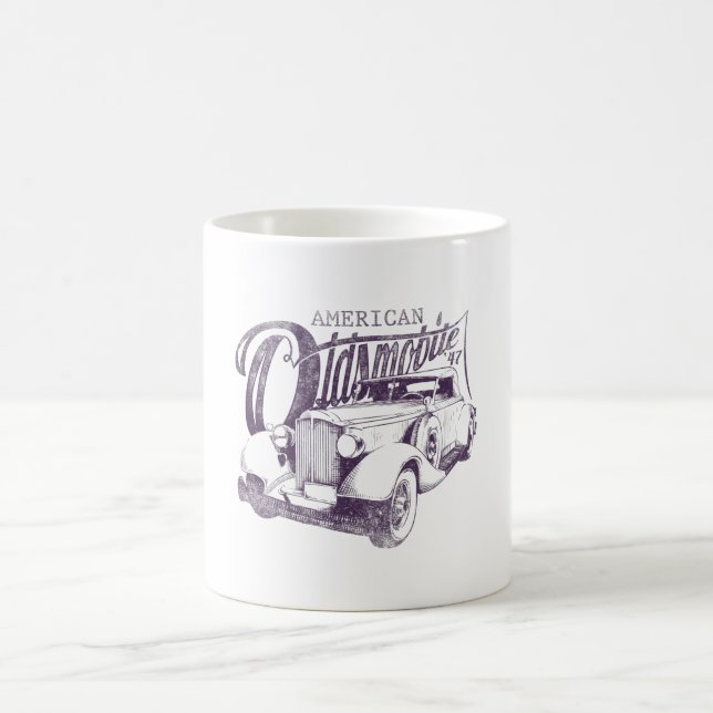Vintage Design American Oldsmobile Coffee Mug (Center)