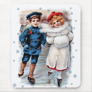 Vintage Design Christmas Gift Mousepad