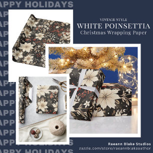 Vintage Design Christmas Wrapping Paper