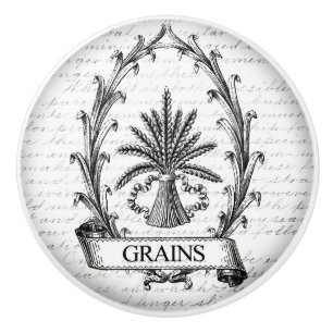 Vintage Design Door or Drawer Handles Ceramic Knob