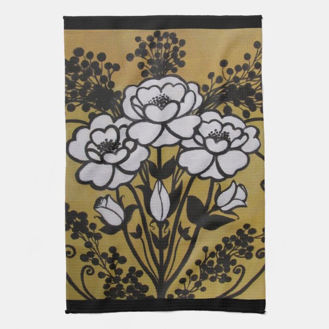 Vintage design Kitchen Towel (Vertical)
