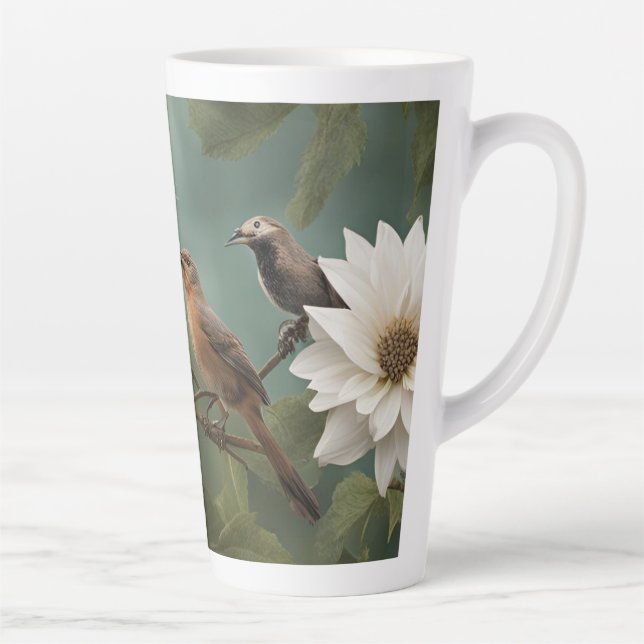 Vintage design latte Cup (Right)
