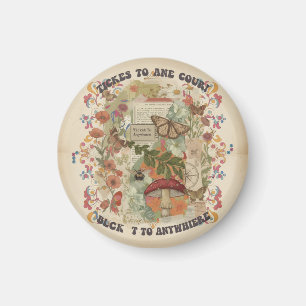 vintage design magnet