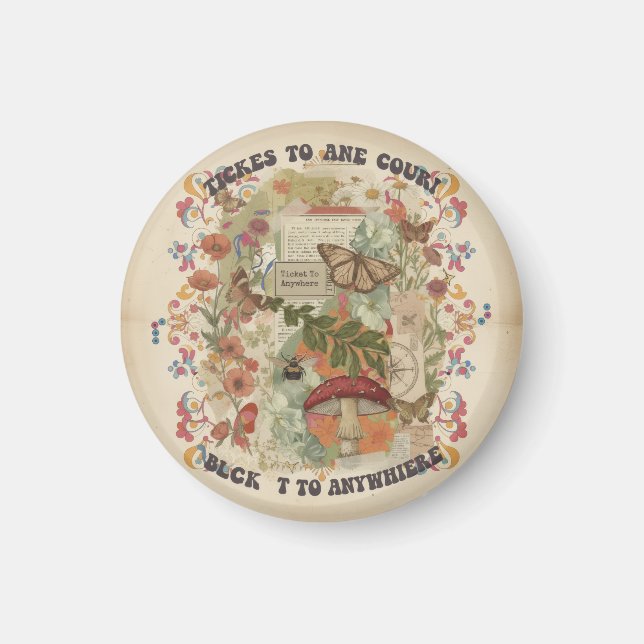 vintage design magnet  (Front)