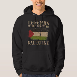 Vintage Design Palestinian Flag Palestine Premium  Hoodie