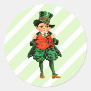 Vintage Design St.Patrick's Day Stickers