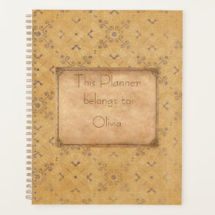Vintage Design with Retro Pattern Planner