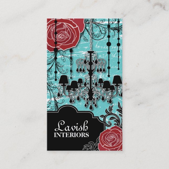 Vintage Designer Business Cards (Front)