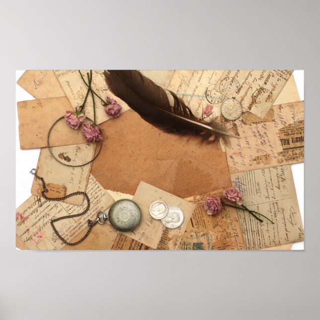 Vintage Desk Poster (Front)