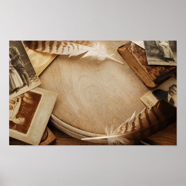 Vintage Desk Poster (Front)