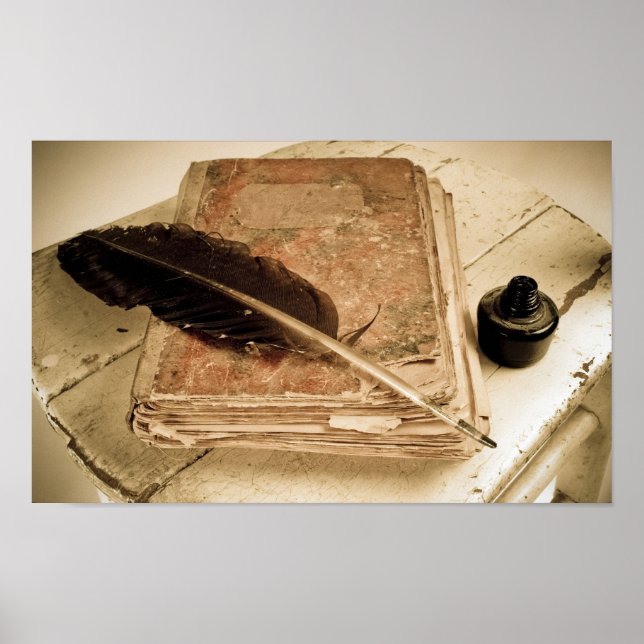 Vintage Desk Poster (Front)