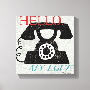 Vintage Desktop - Phone Canvas Print