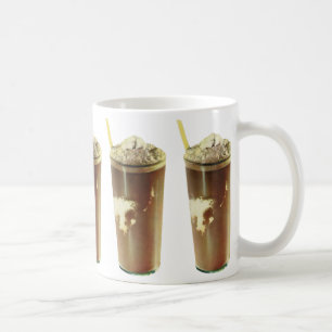 Vintage Dessert, Chocolate Shake and Whipped Cream Coffee Mug