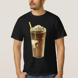 Vintage Dessert, Chocolate Shake and Whipped Cream T-Shirt