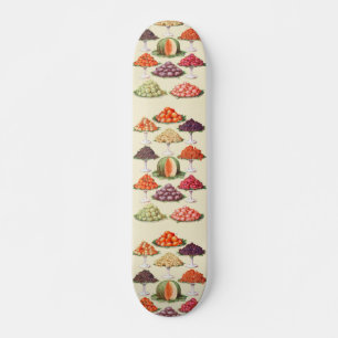 Vintage Dessert Fruit: Party Fruitarian Skateboard