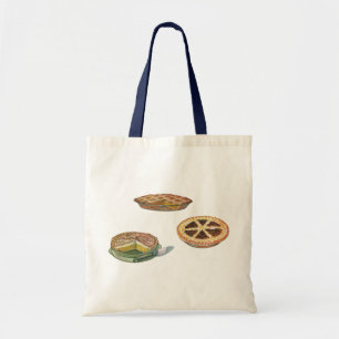 Vintage Desserts, Thanksgiving Pies, Pecan Pumpkin Tote Bag
