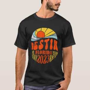 Vintage Destin Beach Florida 2023 Surf Surfing Ret T-Shirt