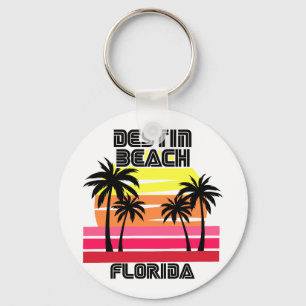 Vintage Destin Beach Florida Key Ring