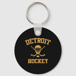 Vintage Detroit Hockey Key Ring