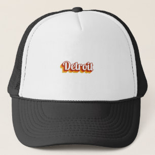 Vintage Detroit Trucker Hat