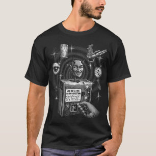 Vintage Devil Fortune Machine Sci-Fi T-Shirt