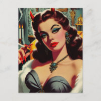 Vintage Devil Woman