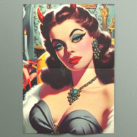 Vintage Devil Woman