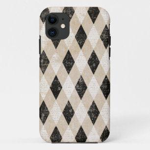 Vintage Diagonal Argyle Grunge iPhone 5s Case