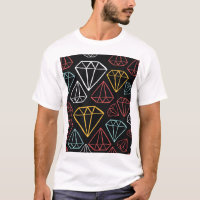 Vintage diamond design, seamless pattern