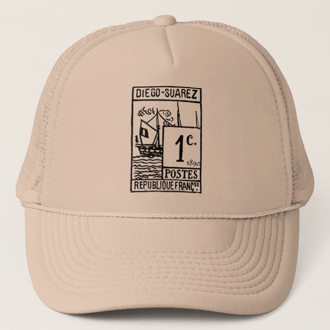 "Vintage-Diego-Suárez -1890" Trucker Hat (Front)