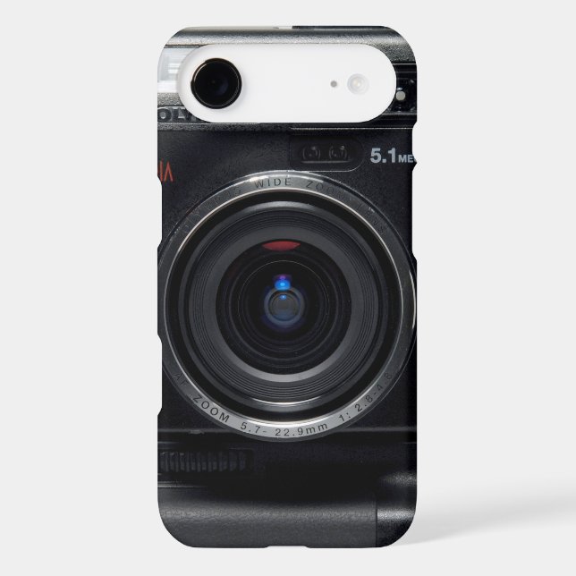 Vintage digital Japanese camera iphone case (Back)