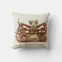 Vintage Diligent Fire Engine, 1852, Restored