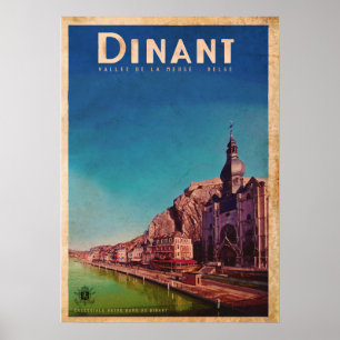 Vintage Dinant Travel Poster