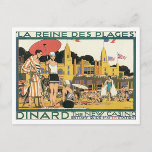 Vintage Dinard Holland Postcard