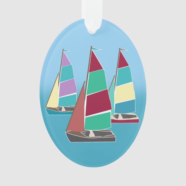 Vintage Dinghies Photo Ornament (Front)