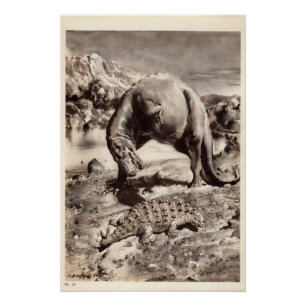 Vintage Dinosaur Print #2